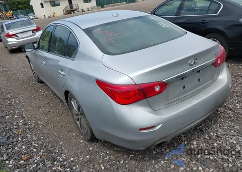 2014 Infiniti Q50 Premium/Sport из США, поврежденный, VIN JN1BV7AP8EM686144